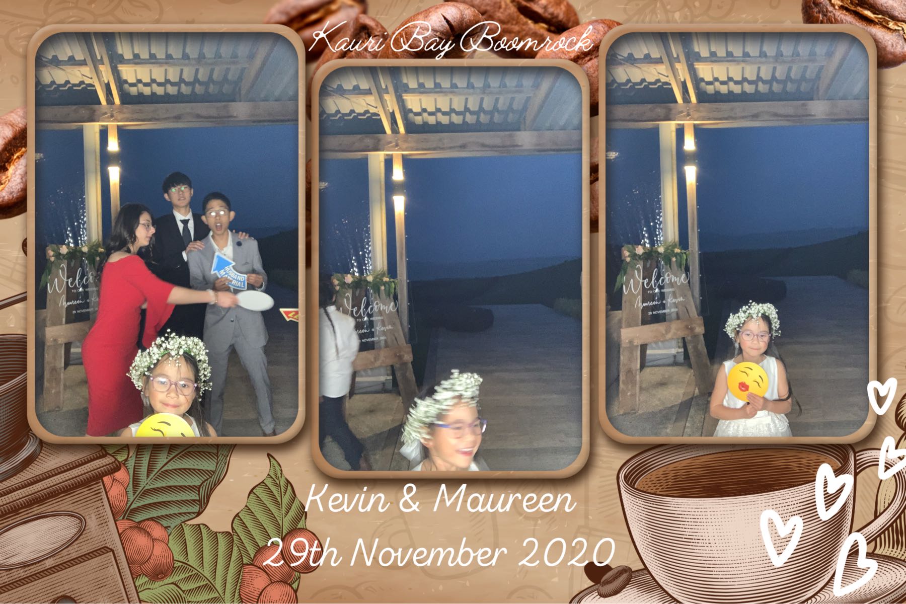 Maureen & Kevin's wedding | View more photos from the event at gallery.photobooth.co.nz/u/SelfieCentral/Maureen-Kevins-wedding